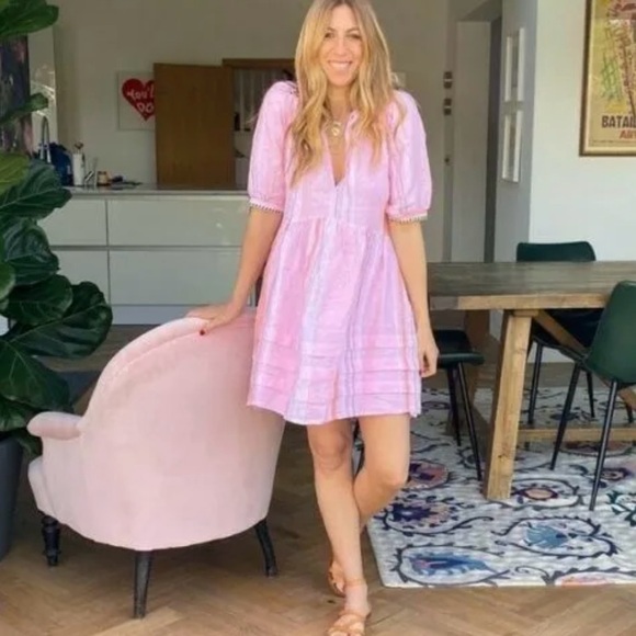 H&M x LEMLEM linen dress NWOT - Picture 2 of 9